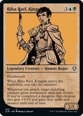 Rilsa Rael Kingpin Showcase (CLB) #439 Uncommon (Lightly Played) Commander Legends: Battle for Baldur's Gate Magic: The Gathering: 2022