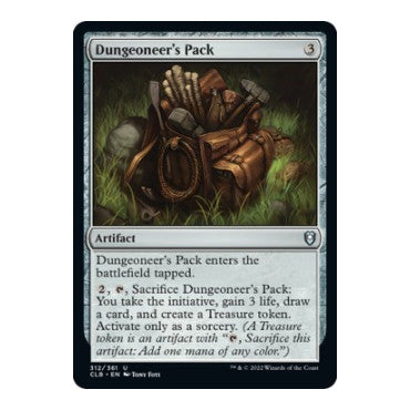 Dungeoneer's Pack (CLB) #312 Uncommon (Lightly Played) Commander Legends: Battle for Baldur's Gate Magic: The Gathering: 2022