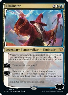 Elminster (CLB) #274 Mythic Rare (Lightly Played) Commander Legends: Battle for Baldur's Gate Magic: The Gathering: 2022