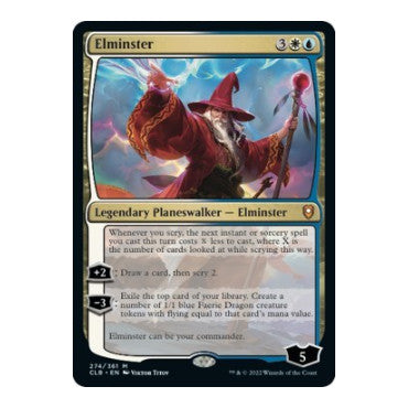 Elminster (CLB) #274 Mythic Rare (Lightly Played) Commander Legends: Battle for Baldur's Gate Magic: The Gathering: 2022