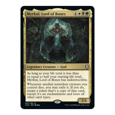 Myrkul Lord of Bones (CLB) #287 Rare (Lightly Played) Commander Legends: Battle for Baldur's Gate Magic: The Gathering: 2022