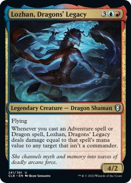 Lozhan Dragons Legacy (CLB) #281 Uncommon (Lightly Played) Commander Legends: Battle for Baldur's Gate Magic: The Gathering: 2022