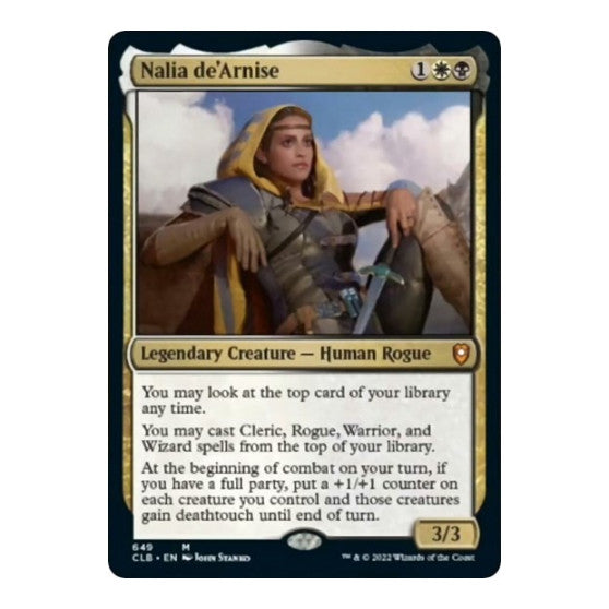 Nalia deArnise (CLB) #649 Mythic Rare (Foil Lightly Played) Commander Legends: Battle for Baldur's Gate Magic: The Gathering: 2022