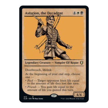 Astarion the Decadent Showcase (CLB) #413 Rare (Lightly Played) Commander Legends: Battle for Baldur's Gate Magic: The Gathering: 2022