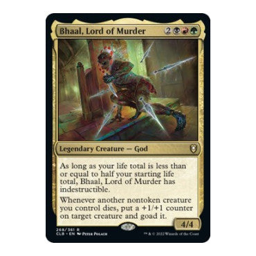 Bhaal, Lord of Murder (CLB) #268 Rare Commander Legends: Battle for Baldur's Gate Magic: The Gathering: 2022