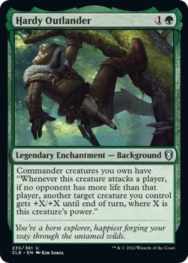 Hardy Outlander (CLB) #235 Uncommon (Lightly Played) Commander Legends: Battle for Baldur's Gate Magic: The Gathering: 2022