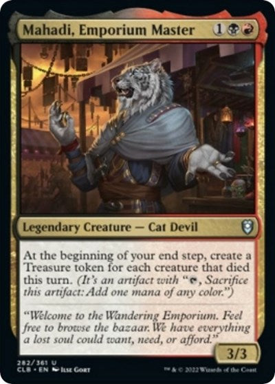 Mahadi Emporium Master (CLB) #282 Uncommon (Lightly Played) Commander Legends: Battle for Baldur's Gate Magic: 2022