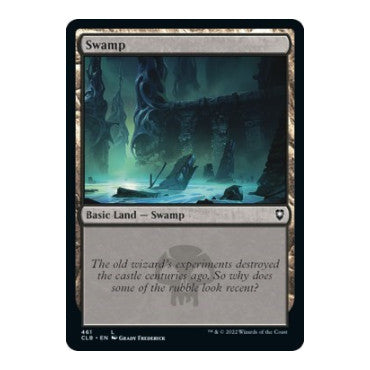 Swamp 461 (CLB) #461 Land (Foil Lightly Played) Commander Legends: Battle for Baldur's Gate Magic: The Gathering: 2022