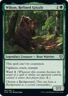 Wilson Refined Grizzly (CLB) #261 Uncommon (Lightly Played) Commander Legends: Battle for Baldur's Gate Magic: The Gathering: 2022