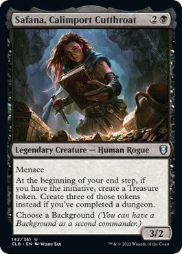 Safana Calimport Cutthroat (CLB) #143 Uncommon (Lightly Played) Commander Legends: Battle for Baldur's Gate Magic: The Gathering: 2022