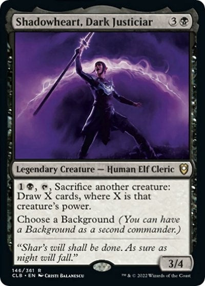 Shadowheart Dark Justiciar (CLB) #146 Rare (Lightly Played) Commander Legends: Battle for Baldur's Gate Magic: The Gathering: 2022