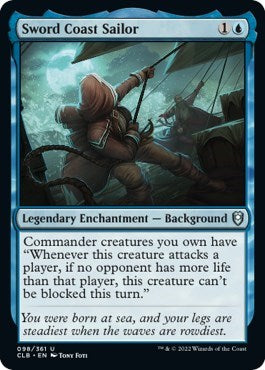 Sword Coast Sailor (CLB) #98 Uncommon (Lightly Played) Commander Legends: Battle for Baldur's Gate Magic: 2022
