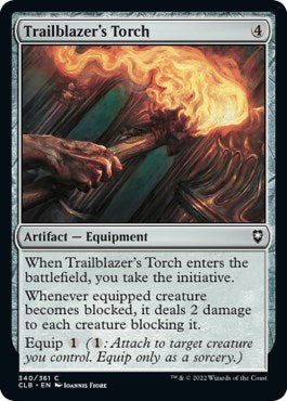 Trailblazers Torch (CLB) #340 Common (Near Mint) Commander Legends: Battle for Baldur's Gate Magic: The Gathering: 2022
