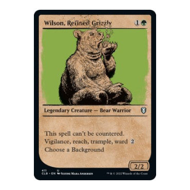 Wilson Refined Grizzly Showcase (CLB) #411 Uncommon (Lightly Played) Commander Legends: Battle for Baldur's Gate Magic: The Gathering: 2022