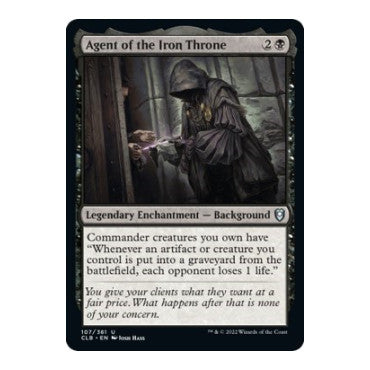 Agent of the Iron Throne (CLB) #107 Uncommon Commander Legends: Battle for Baldur's Gate Magic: The Gathering: 2022