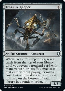 Treasure Keeper (CLB) #341 Uncommon (Lightly Played) Commander Legends: Battle for Baldur's Gate Magic: The Gathering: 2022