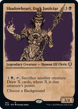 Shadowheart Dark Justiciar Showcase (CLB) #392 Rare (Foil Lightly Played) Commander Legends: Battle for Baldur's Gate Magic: The Gathering: 2022