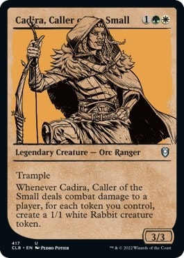 Cadira Caller of the Small Showcase (CLB) #417 Uncommon (Moderately Played) Commander Legends: Battle for Baldur's Gate Magic: The Gathering: 2022