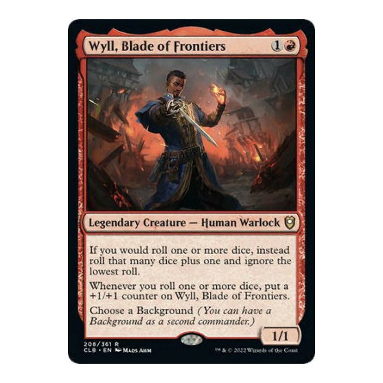 Wyll Blade of Frontiers (CLB) #208 Rare (Lightly Played) Commander Legends: Battle for Baldur's Gate Magic: The Gathering: 2022