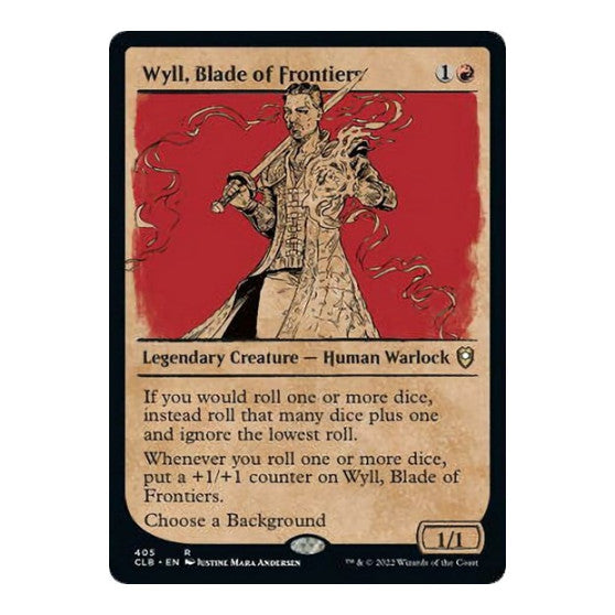 Wyll Blade of Frontiers Showcase (CLB) #405 Rare (Foil Lightly Played) Commander Legends: Battle for Baldur's Gate Magic: The Gathering: 2022