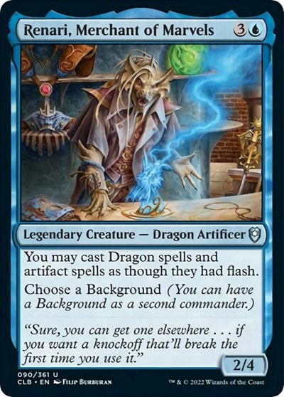 Renari Merchant of Marvels (CLB) #90 Uncommon (Lightly Played) Commander Legends: Battle for Baldur's Gate Magic: The Gathering: 2022