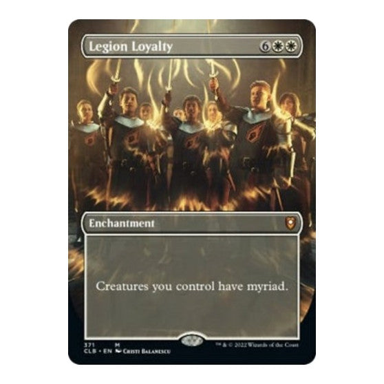 Legion Loyalty Borderless (CLB) #371 Mythic Rare (Lightly Played) Commander Legends: Battle for Baldur's Gate Magic: The Gathering: 2022