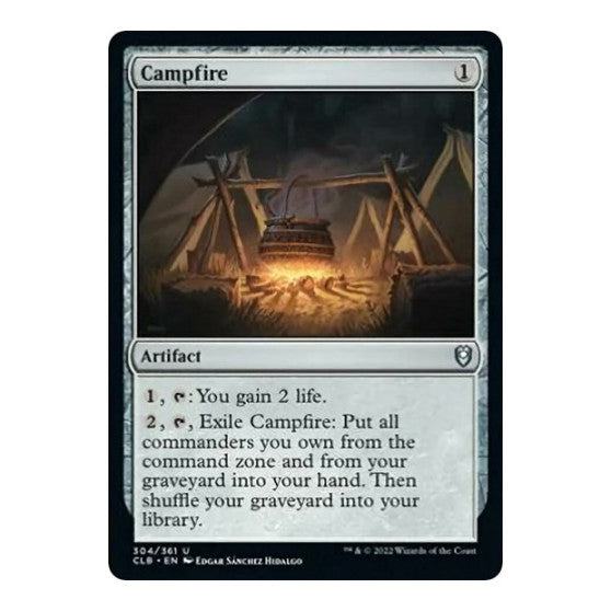 Campfire (CLB) #304 Uncommon (Lightly Played) Commander Legends: Battle for Baldur's Gate Magic: The Gathering: 2022