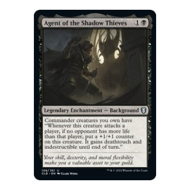 Agent of the Shadow Thieves (CLB) #108 Uncommon (Foil Lightly Played) Commander Legends: Battle for Baldur's Gate Magic: The Gathering: 2022