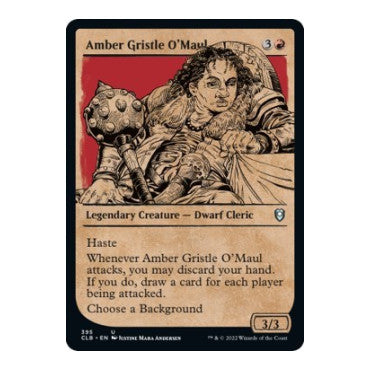 Amber Gristle O'Maul (Showcase) (CLB) #395 Uncommon (Lightly Played) Commander Legends: Battle for Baldur's Gate Magic: The Gathering: 2022