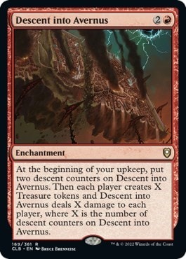 Descent into Avernus (CLB) #169 Rare (Near Mint) Commander Legends: Battle for Baldur's Gate Magic: The Gathering: 2022