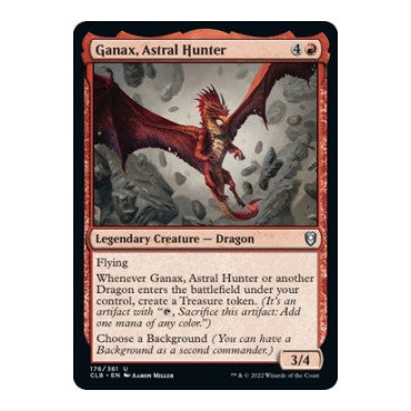 Ganax, Astral Hunter (CLB) #176 Uncommon (Lightly Played) Commander Legends: Battle for Baldur's Gate Magic: The Gathering: 2022