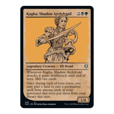 Kagha, Shadow Archdruid (Showcase) (CLB) #426 Uncommon (Lightly Played) Commander Legends: Battle for Baldur's Gate Magic: The Gathering: 2022