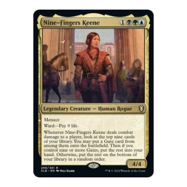 Nine-Fingers Keene (CLB) #289 Rare (Lightly Played) Commander Legends: Battle for Baldur's Gate Magic: The Gathering: 2022