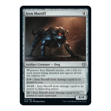 Iron Mastiff (CLB) #317 Uncommon (Lightly Played) Commander Legends: Battle for Baldur's Gate Magic: The Gathering: 2022