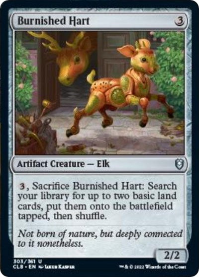 Burnished Hart (CLB) #303 Uncommon (Lightly Played) Commander Legends: Battle for Baldur's Gate Magic: The Gathering: 2022