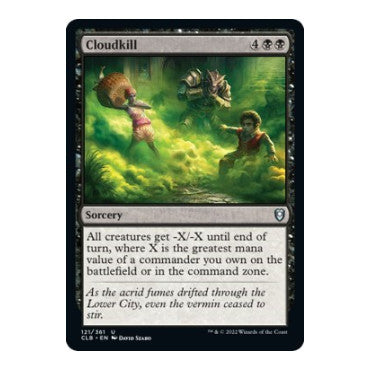 Cloudkill (CLB) #121 Uncommon (Lightly Played) Commander Legends: Battle for Baldur's Gate Magic: The Gathering: 2022