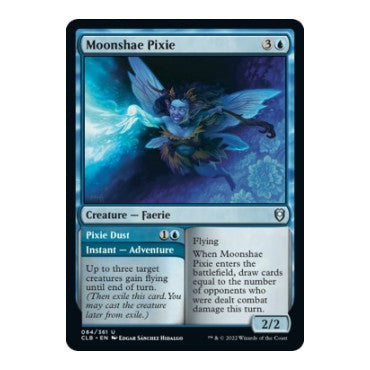 Moonshae Pixie (CLB) #84 Uncommon (Lightly Played) Commander Legends: Battle for Baldur's Gate Magic: The Gathering: 2022