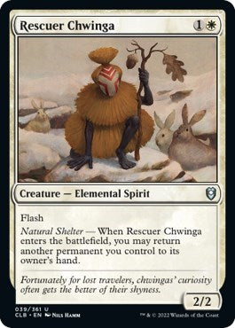 Rescuer Chwinga (CLB) #39 Uncommon (Moderately Played) Commander Legends: Battle for Baldur's Gate Magic: The Gathering: 2022