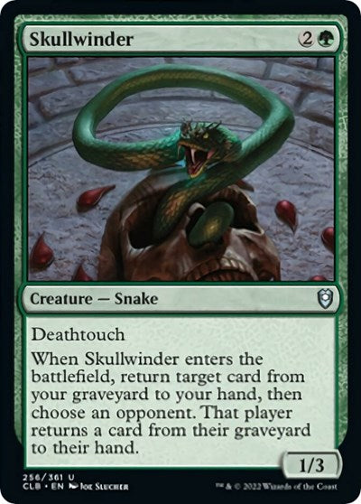 Skullwinder (CLB) #256 Uncommon (Lightly Played) Commander Legends: Battle for Baldur's Gate Magic: 2022