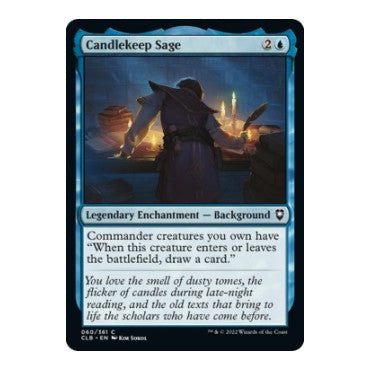 Candlekeep Sage (CLB) #60 Common (Lightly Played) Commander Legends: Battle for Baldur's Gate Magic: The Gathering: 2022
