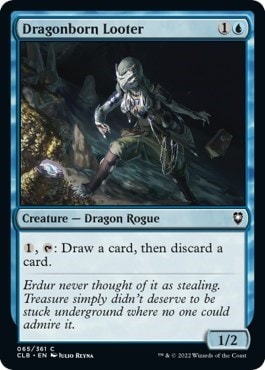 Dragonborn Looter (CLB) #65 Common (Lightly Played) Commander Legends: Battle for Baldur's Gate Magic: The Gathering: 2022