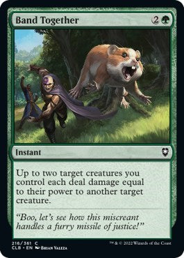 Band Together (CLB) #216 Common Commander Legends: Battle for Baldur's Gate Magic: The Gathering: 2022