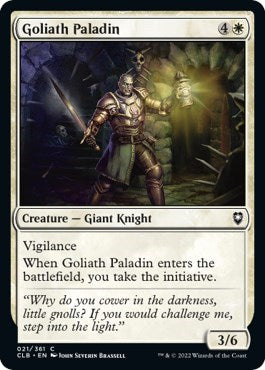 Goliath Paladin (CLB) #21 Common (Lightly Played) Commander Legends: Battle for Baldur's Gate Magic: 2022