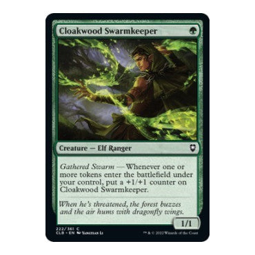 Cloakwood Swarmkeeper (CLB) #222 Common (Lightly Played) Commander Legends: Battle for Baldur's Gate Magic: The Gathering: 2022