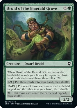 Druid of the Emerald Grove (CLB) #226 Common (Lightly Played) Commander Legends: Battle for Baldur's Gate Magic: The Gathering: 2022