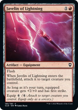 Javelin of Lightning (CLB) #185 Common (Lightly Played) Commander Legends: Battle for Baldur's Gate Magic: 2022
