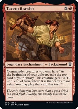 Tavern Brawler (CLB) #200 Common (Lightly Played) Commander Legends: Battle for Baldur's Gate Magic: The Gathering: 2022