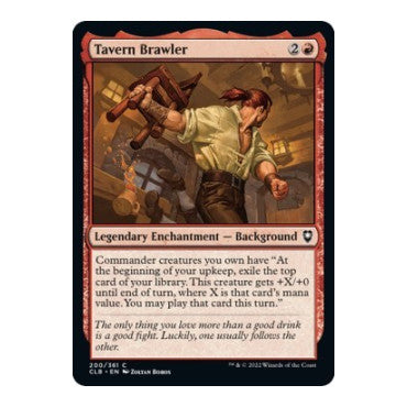Tavern Brawler (CLB) #200 Common Commander Legends: Battle for Baldur's Gate Magic: The Gathering: 2022