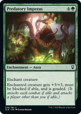 Predatory Impetus (CLB) #249 Common Commander Legends: Battle for Baldur's Gate Magic: The Gathering: 2022