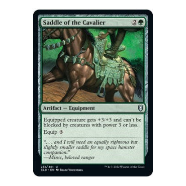 Saddle of the Cavalier (CLB) #251 Uncommon (Lightly Played) Commander Legends: Battle for Baldur's Gate Magic: The Gathering: 2022